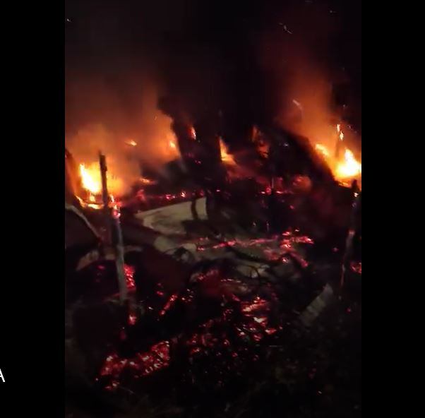 Incendio Tarazá- Pantallazo video Defensa Civil