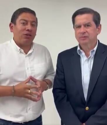 El ministro del Interior (a la derecha en la imagen) va a estar en la cumbre. Foto | Captura de pantalla video @CarlosAmayaR