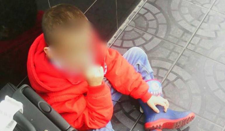 Madre e hijo pasaron las noches en Bogotá
