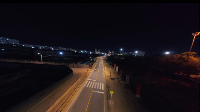 Promesa cumplida en Territorio Mío: tal como lo anunció el alcalde Dumek Turbay, la nueva vía ya está totalmente iluminada