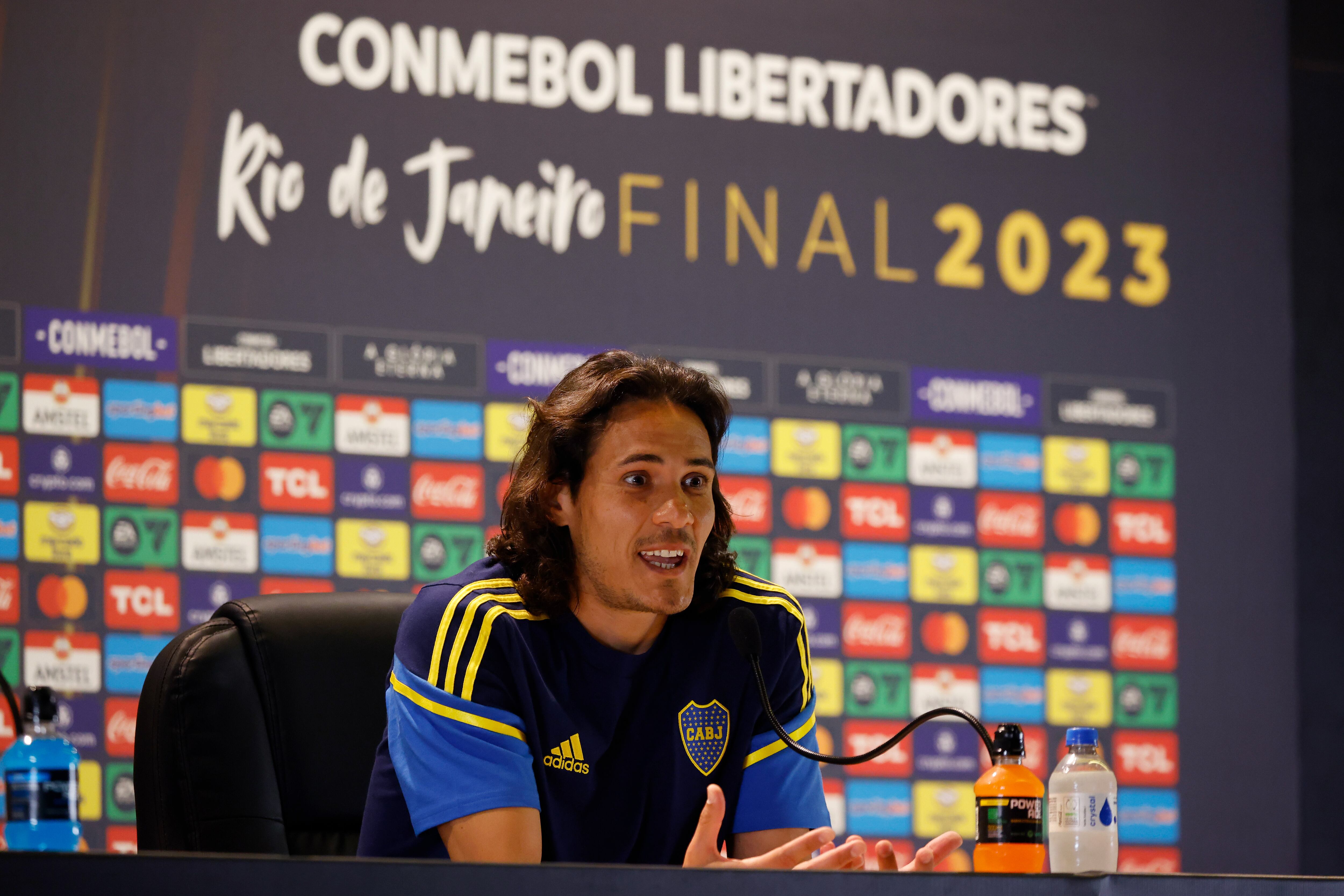 bertadores 2023 Final - Edinson Cavani rueda de prensa