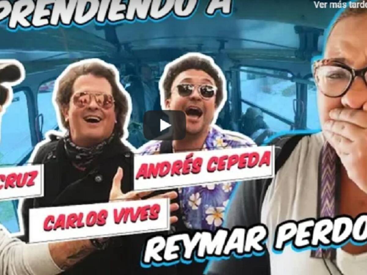 De esta manera Daniel Samper planeó video con cantante venezolana