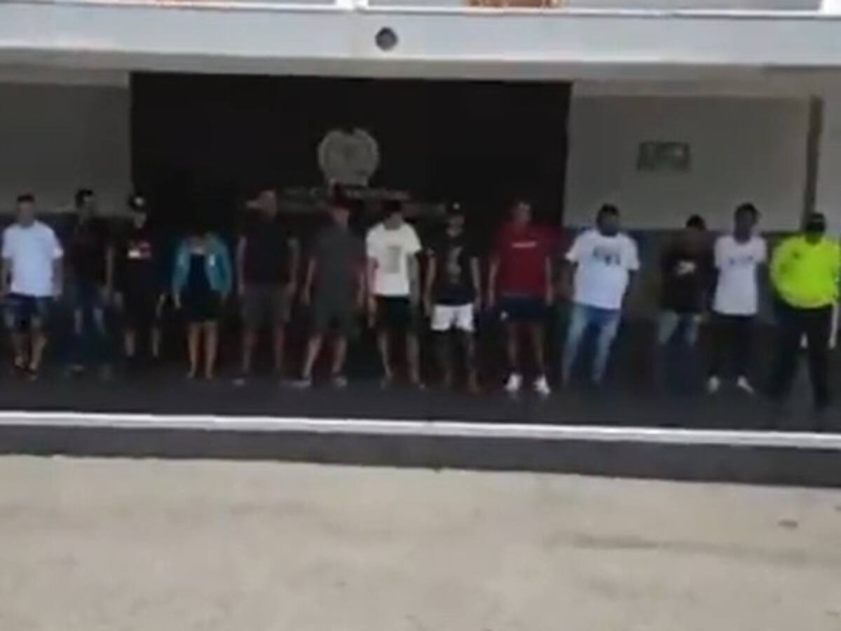 Capturan en el Área Metropolitana de Cúcuta a ocho presuntos integrantes del Tren de Aragua