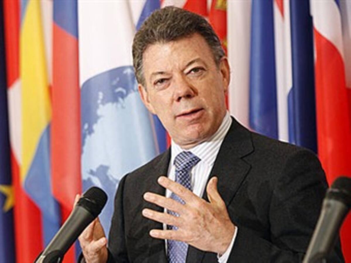 Santos destaca que en su primer año de gobierno se logró la unidad nacional