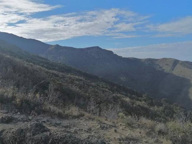 Incendio en el Páramo de Santurbán dejó 405 hectáreas afectadas