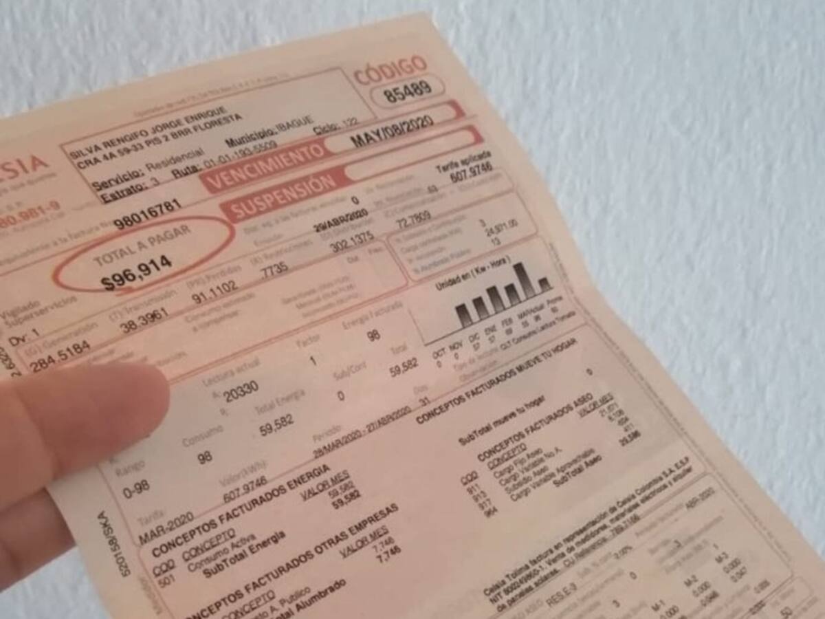 La tarifa de energía está congelada, no el consumo