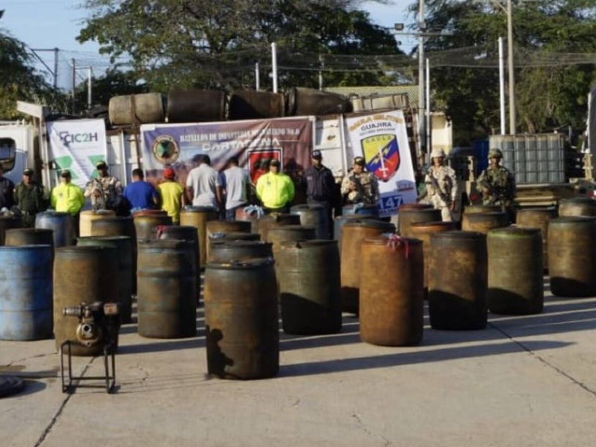 Capturan a cinco de 'Los Pachencas' por contrabando de combustible