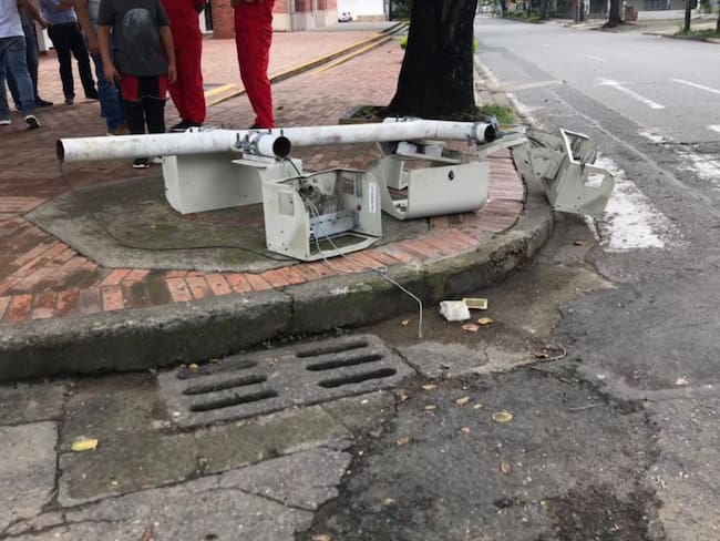 Foto multa del barrio Centenario avenida 2d con calle 5ta norte