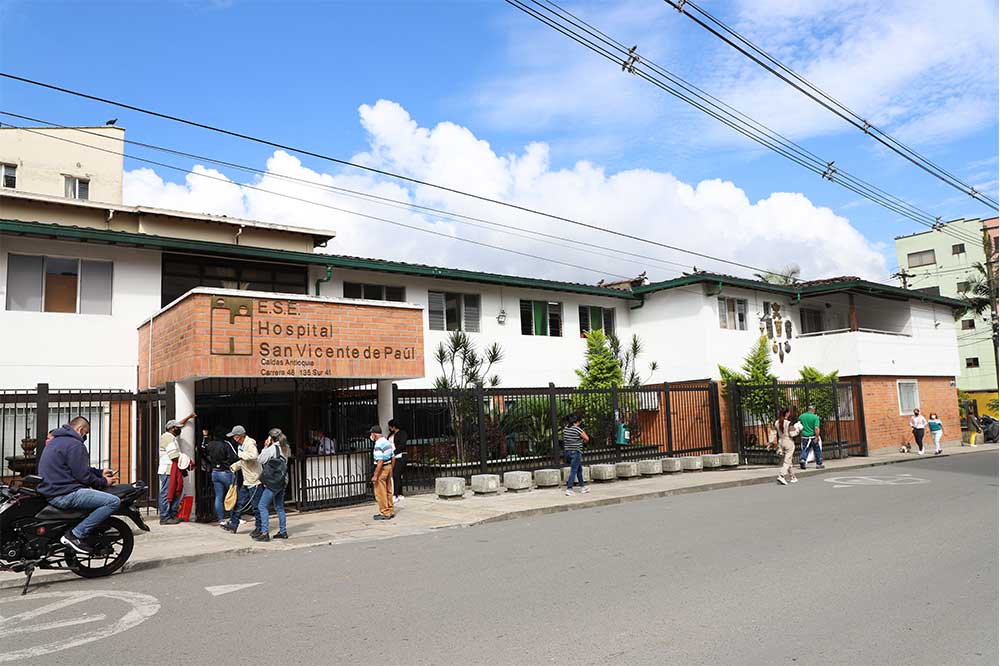 E.S.E. Hospital San Vicente de Paúl de Caldas. Foto: Cortesía.