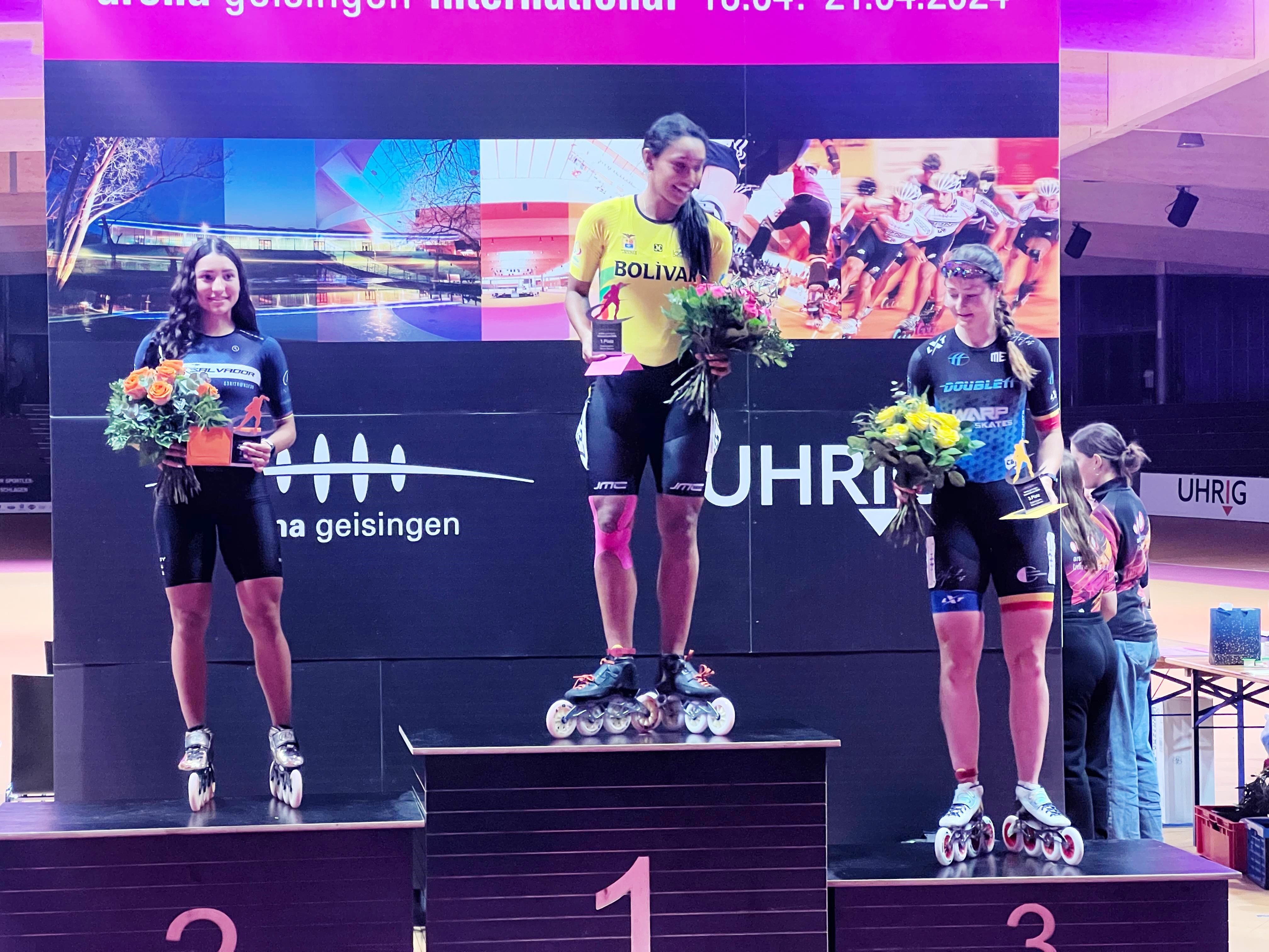 María Fernanda Timms entregó oro a Bolívar Arena Geisingen Internacional en Alemania