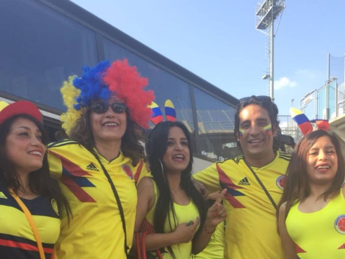 Ambiente colombiano en Bérgamo para el amistoso con Egipto