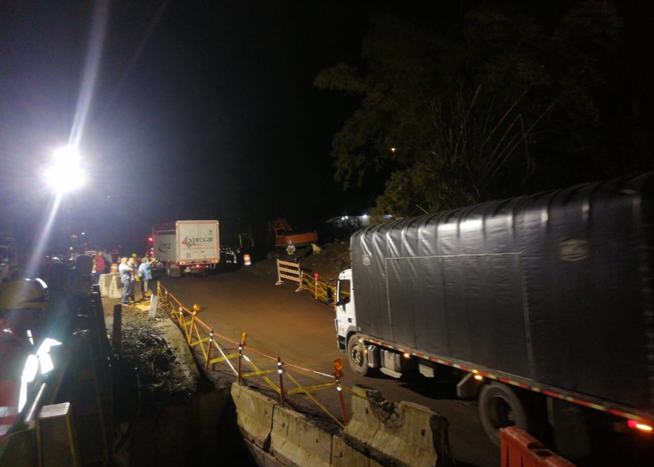Vía Cúcuta-Pamplona, foto: Unión Vial Río Pamplonita