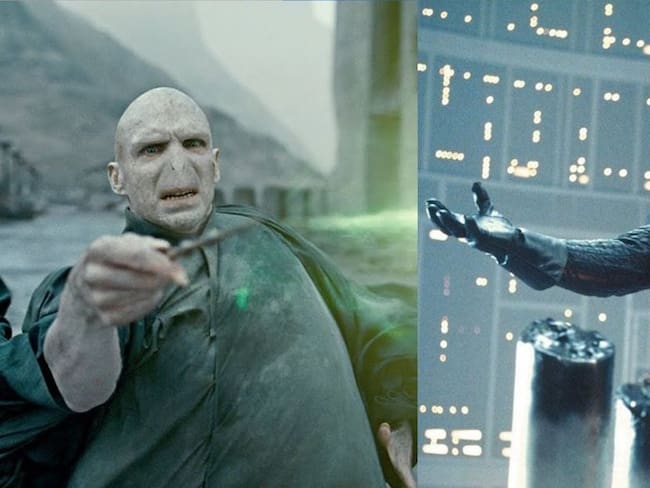 Voldemort y Darth Vader, villanos de Harry Potter y Star Wars