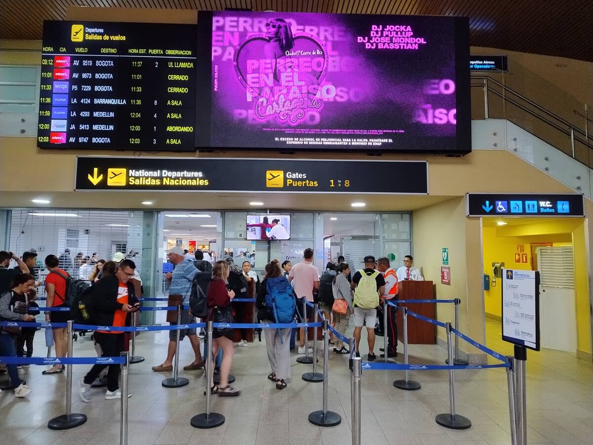 Escasez de combustible: así avanza la operación en el aeropuerto de Cartagena