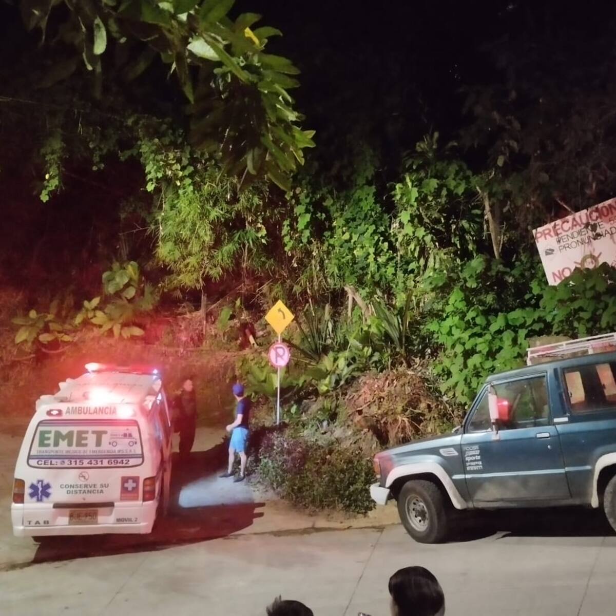 Dos menores y un adulto resultaron heridos en un accidente de tránsito