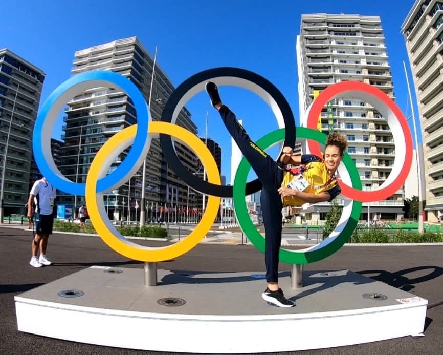La taekwondista boyacense Andrea Ramírez Vargas sueña con alcanzar el cupo a los Juegos Olímpicos de Los Ángeles 2028 / Foto: Suministrada.