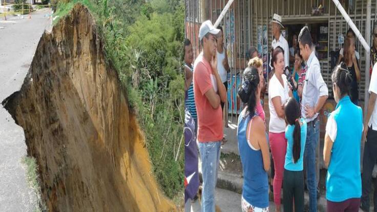 Habitantes del barrio Jardín de la Fachada de Armenia prácticamente incomunicados por daños en las vías