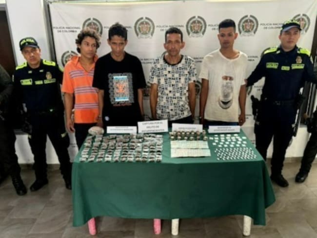 Capturados cuatro hombres por narcomenudeo en Guamo, Tolima