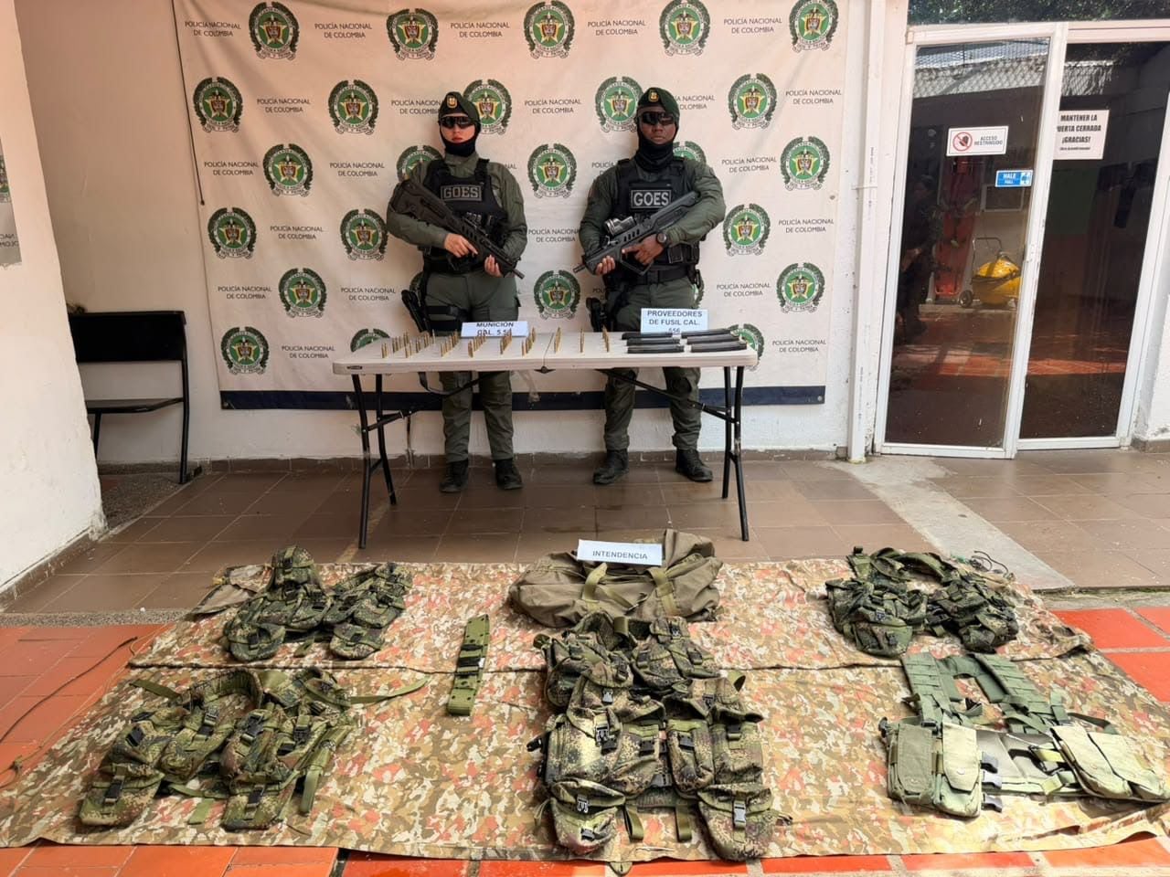 Desmantelan caleta con explosivos y armamento de disidencias Farc en Dagua, Valle