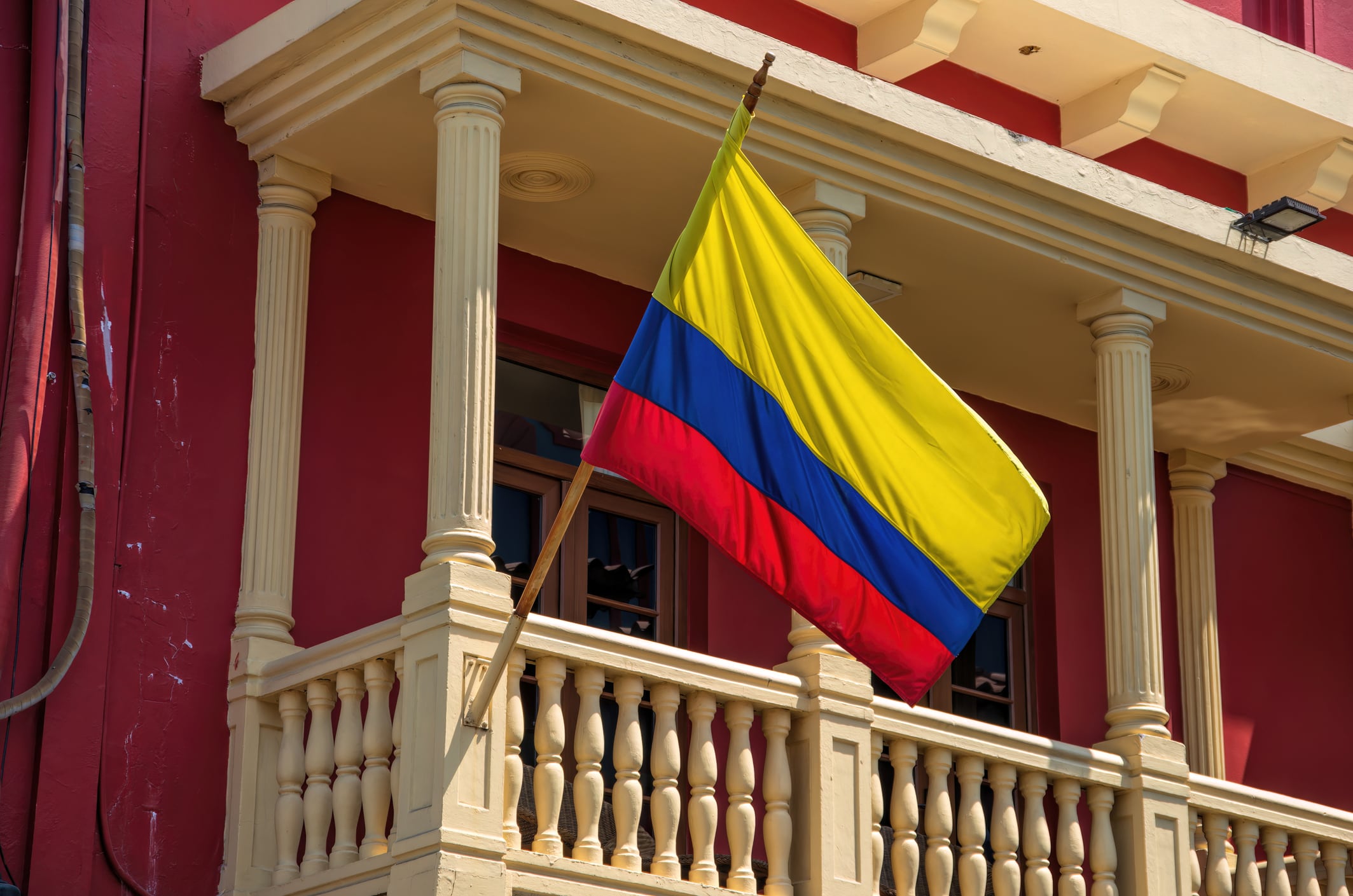 Bandera colombiana. Foto: Getty Images
