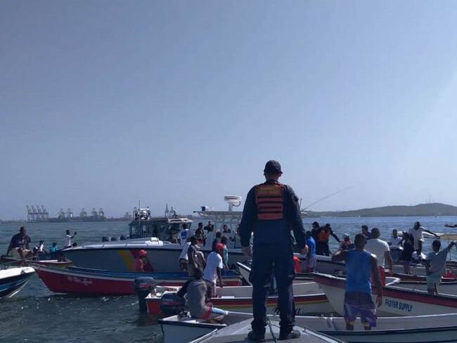 Armada Nacional apoyó rescate de personas en la Bahía de Cartagena