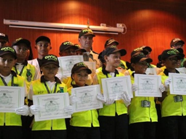 35 niños Cartageneros integran el nuevo Grupo de Policía Cívica Infantil
