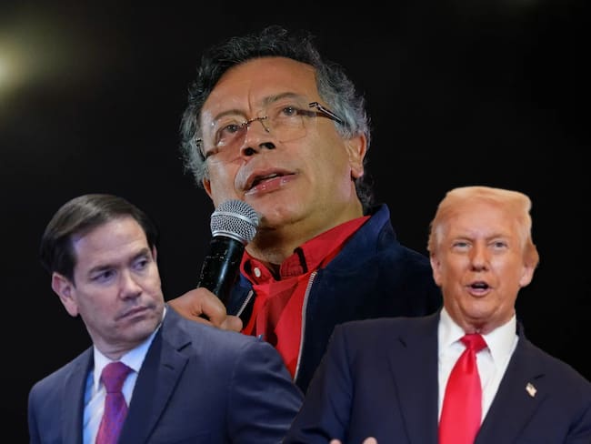 Gustavo Petro, Marco Rubio y Donald Trump | Fotos: GettyImages