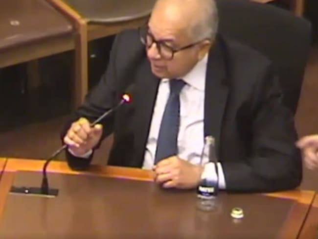 Reaparece Camilo Tarquino, exmagistrado condenado por el Cartel de la Toga: “es doloroso estar aquí”