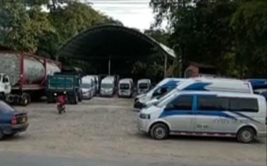 Protesta de conductores ruta Tunja - Moniquirá - Barbosa / Cortesía