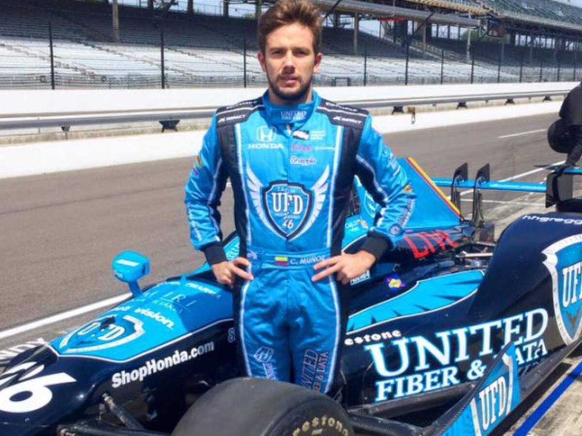 Carlos Muñoz, segundo en las 500 Millas de Indianápolis