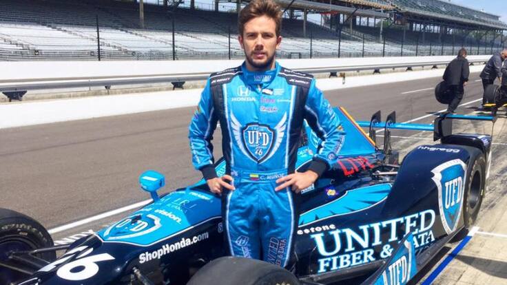 Carlos Muñoz, segundo en las 500 Millas de Indianápolis
