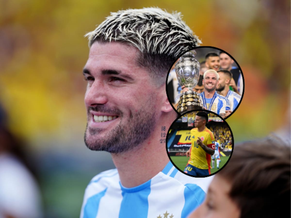 Rodrigo De Paul estalla contra los hinchas colombianos: Siguen dolidos por la Copa América