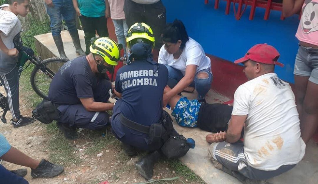Foto: Tomada del perfil de Facebook de Bomberos Marmato, Caldas.