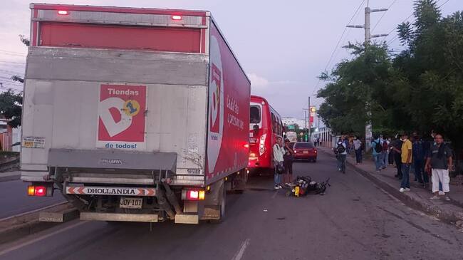 El accidente se presentó en la Troncal de Occidente, a la altura de la entrada al barrio San José de los Campanos