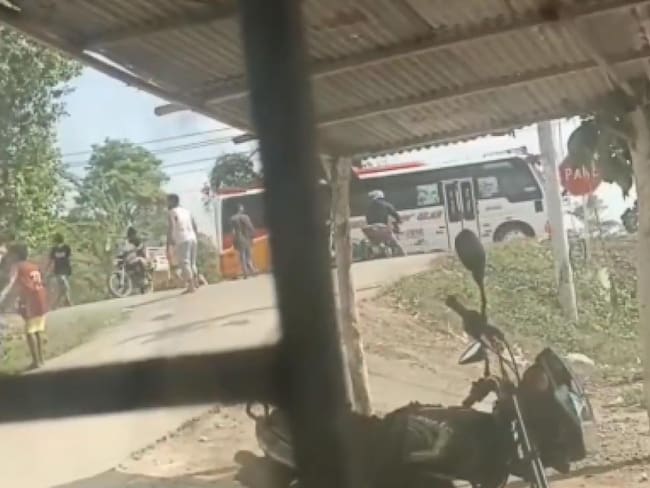 Un muerto y 10 heridos dejaron disturbios de hinchas del Bucaramanga en Tolú