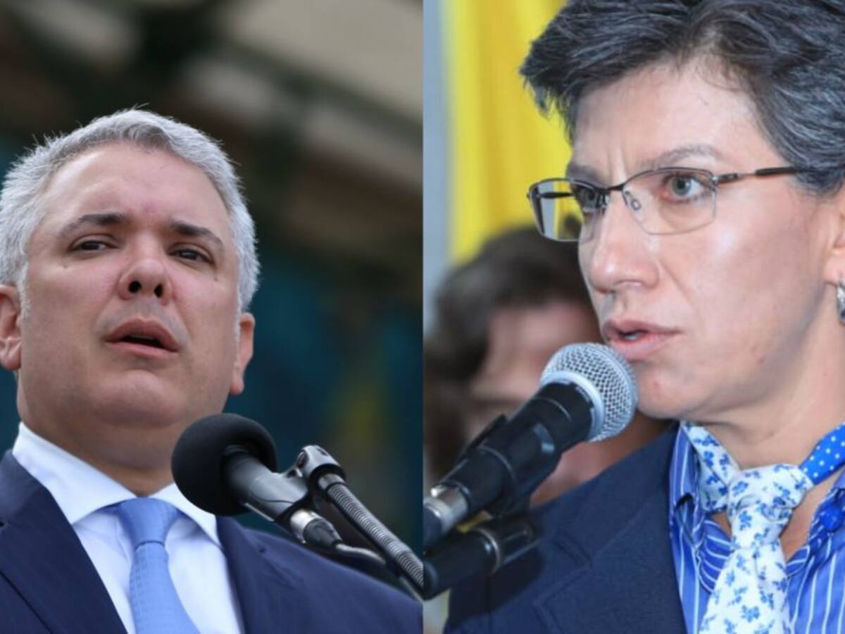 Duque y alcaldesa de Bogotá cruzan mensajes por manejo de las protestas
