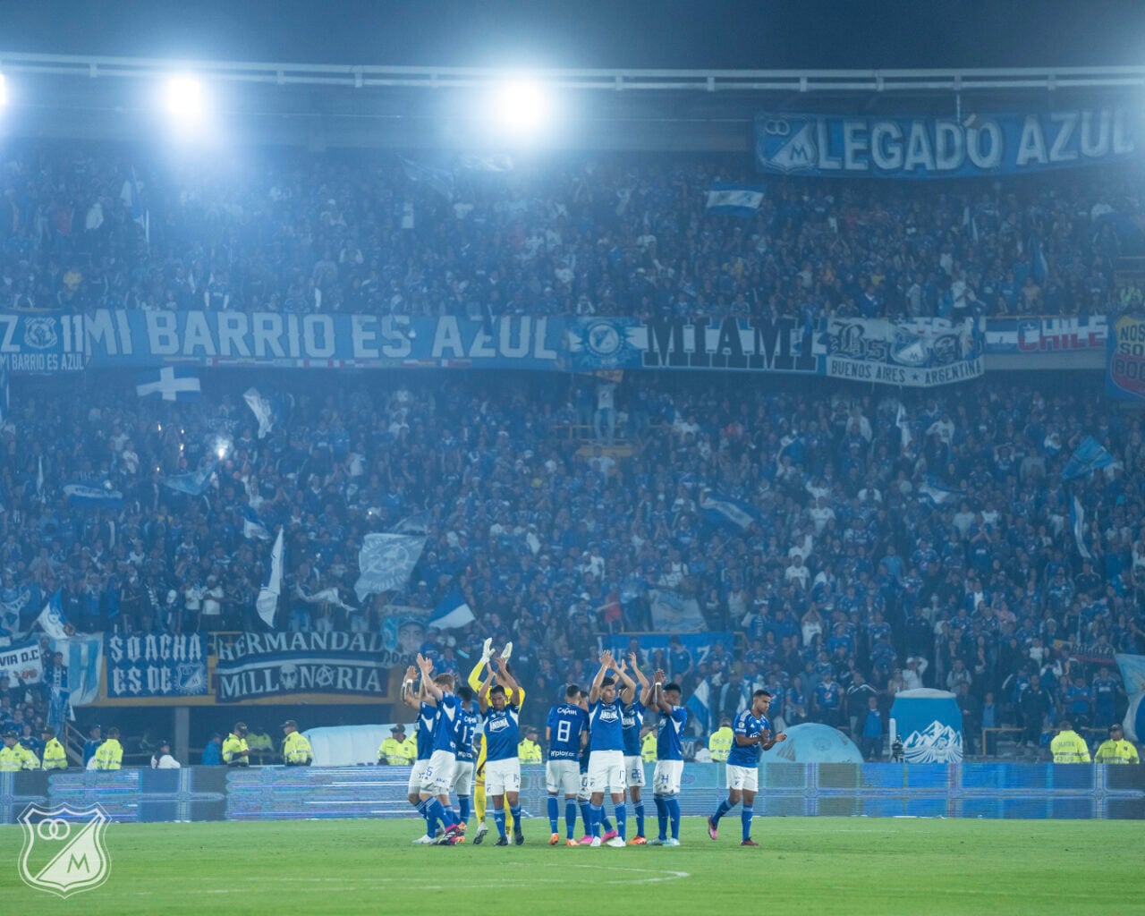 Millonarios en uno de sus partidos como local en el estadio El Campín / millonarios.com.co