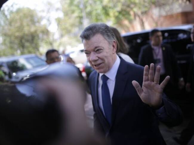 El expresidente Juan Manuel Santos.