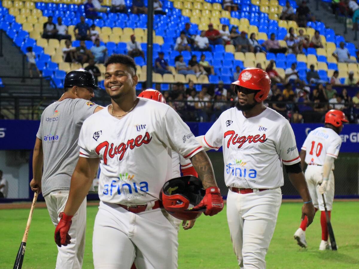 Tigres de Cartagena venció a los Vaqueros en el primer juego de la serie