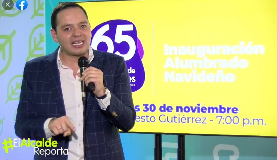 Alcalde de Manizales confirma inauguración del alumbrado navideño