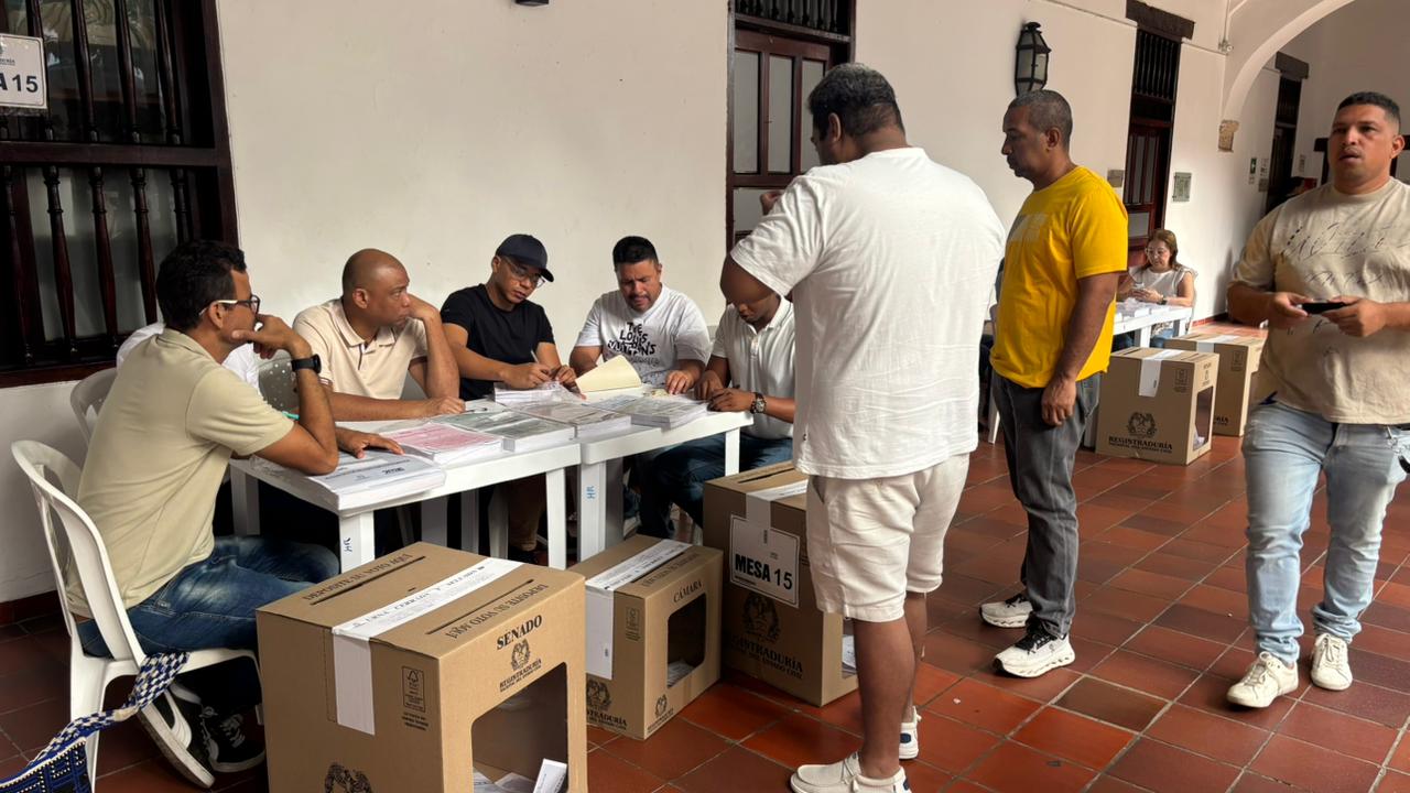 Iniciaron las votaciones en Bolívar. // Caracol Radio Cartagena
