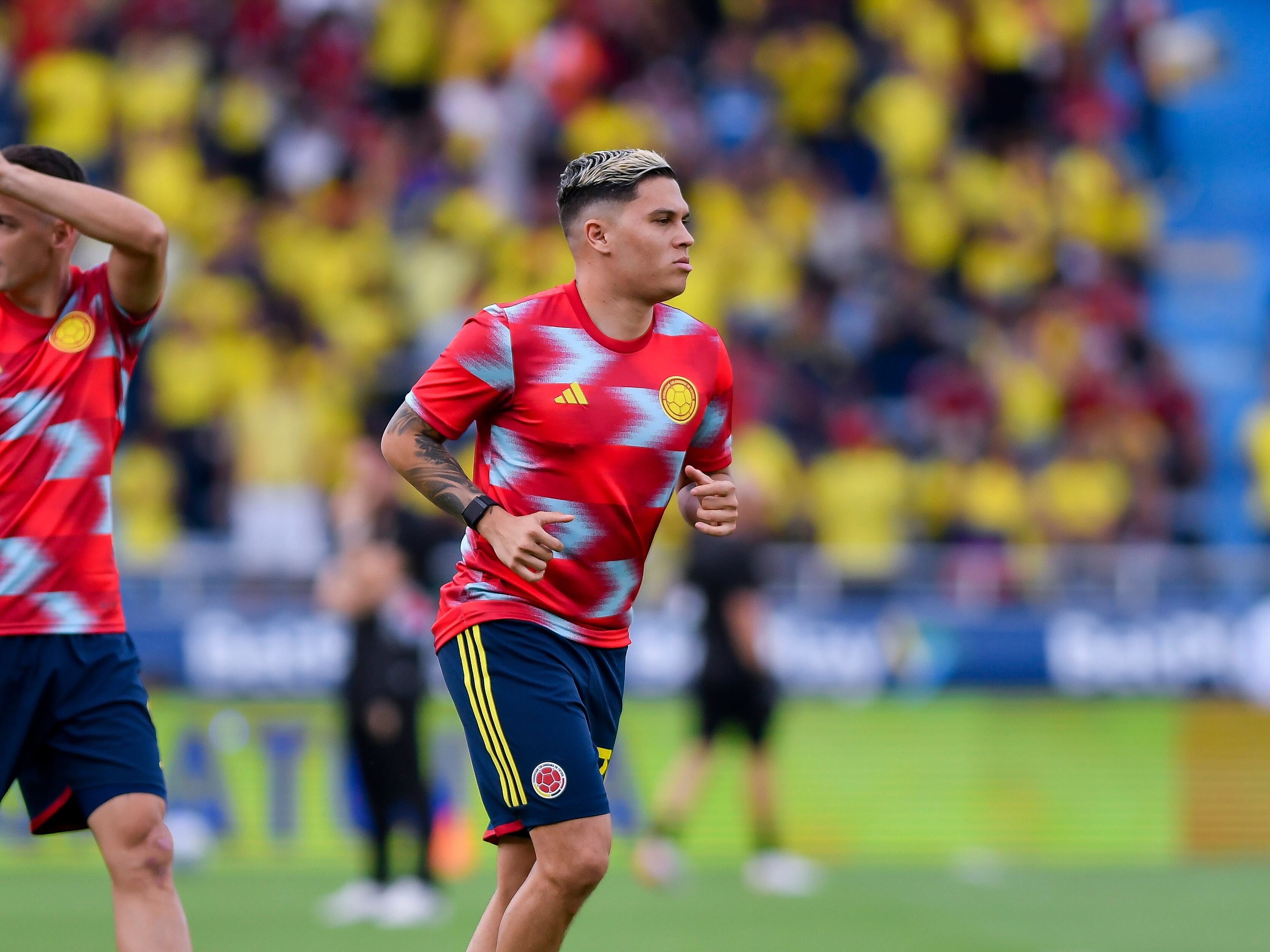 Juan Fernando Quintero, volante de Racing de Avellaneda. (Photo by Gabriel Aponte/Getty Images)