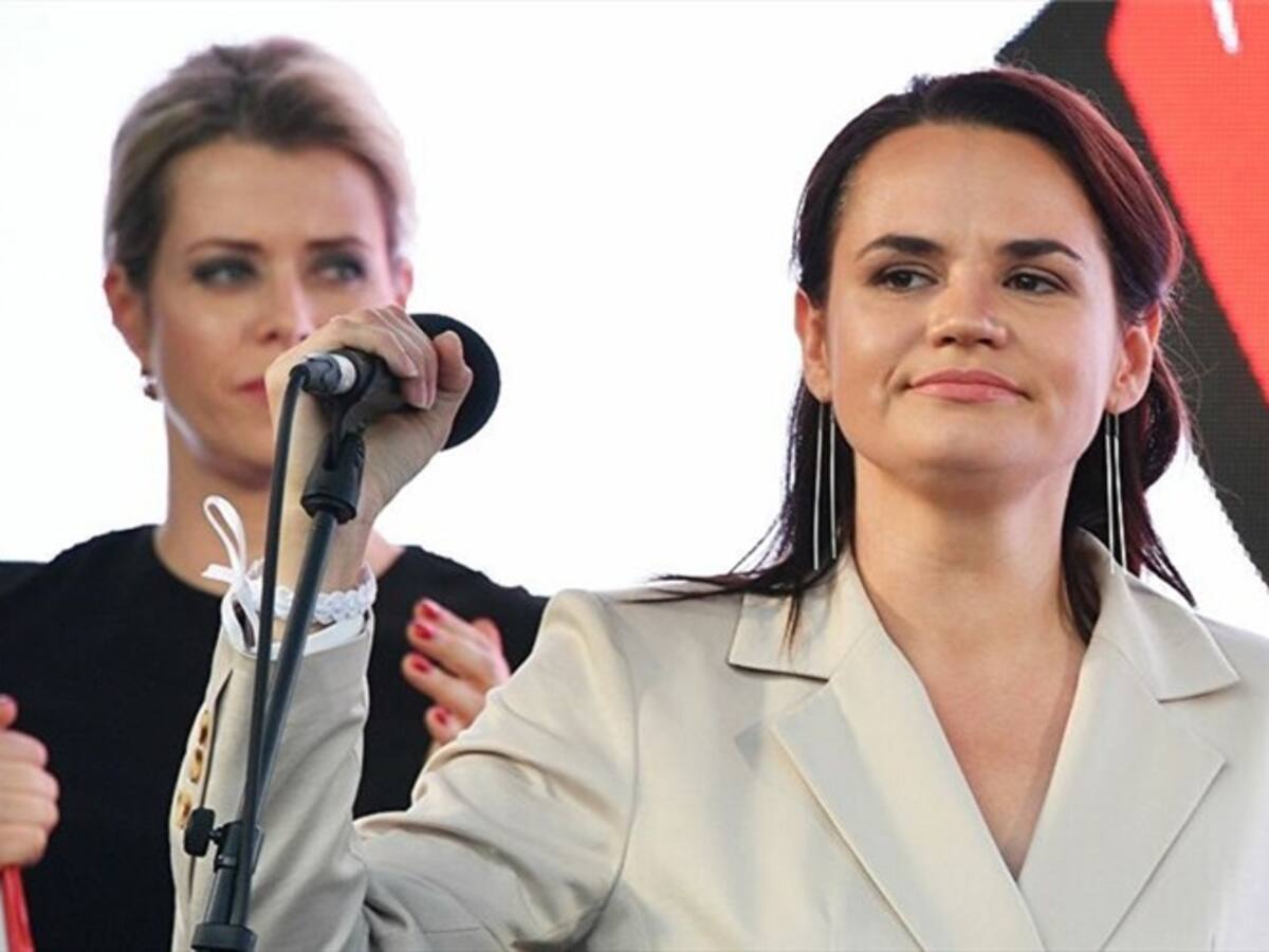 Defenderemos los votos de las personas que quieren un cambio: Svetlana Tijanóvskaya