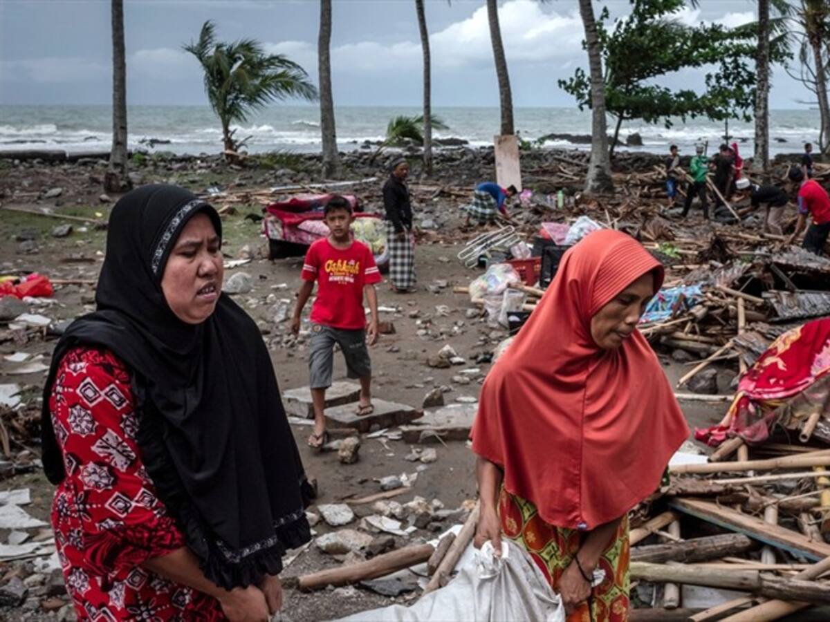 Lo que más necesitamos es comida y agua: Cruz Roja de Indonesia