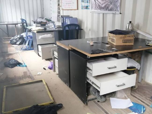 Rechazan actos vandálicos en obra de un colegio en Suba