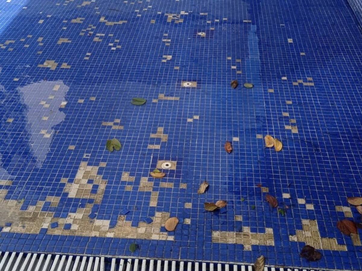 Piscina de conjunto residencial estaba llena de larvas de dengue