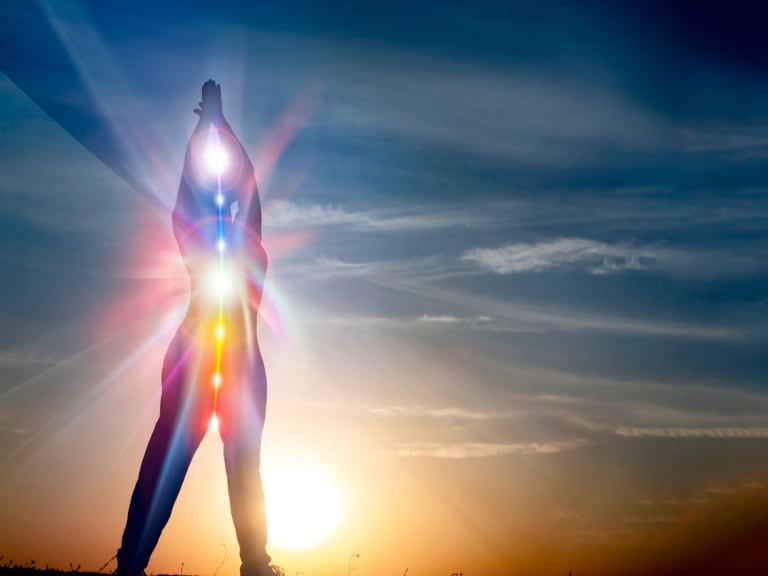 Imagen de referencia de los chakras // Getty Images