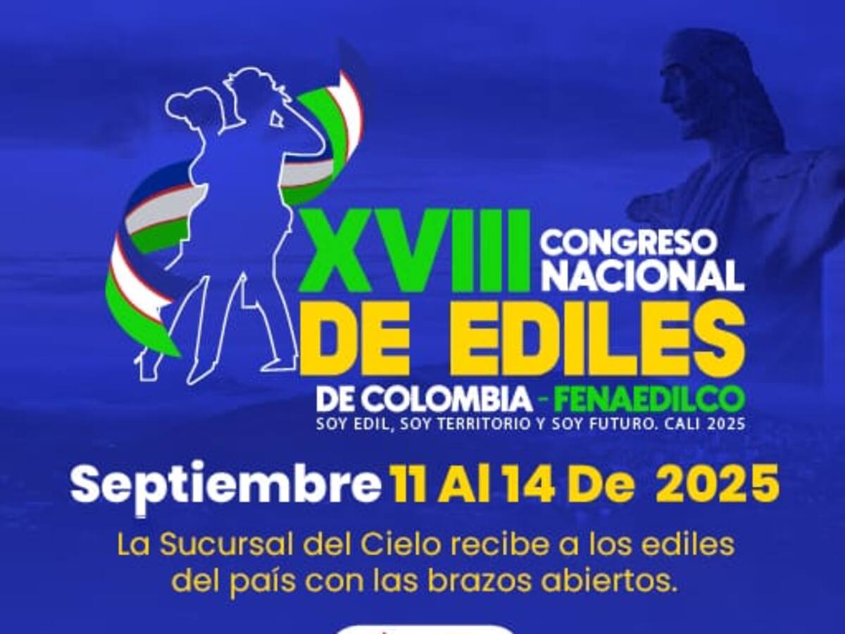 Cali lista para el XVIII Congreso Nacional de Ediles 2025