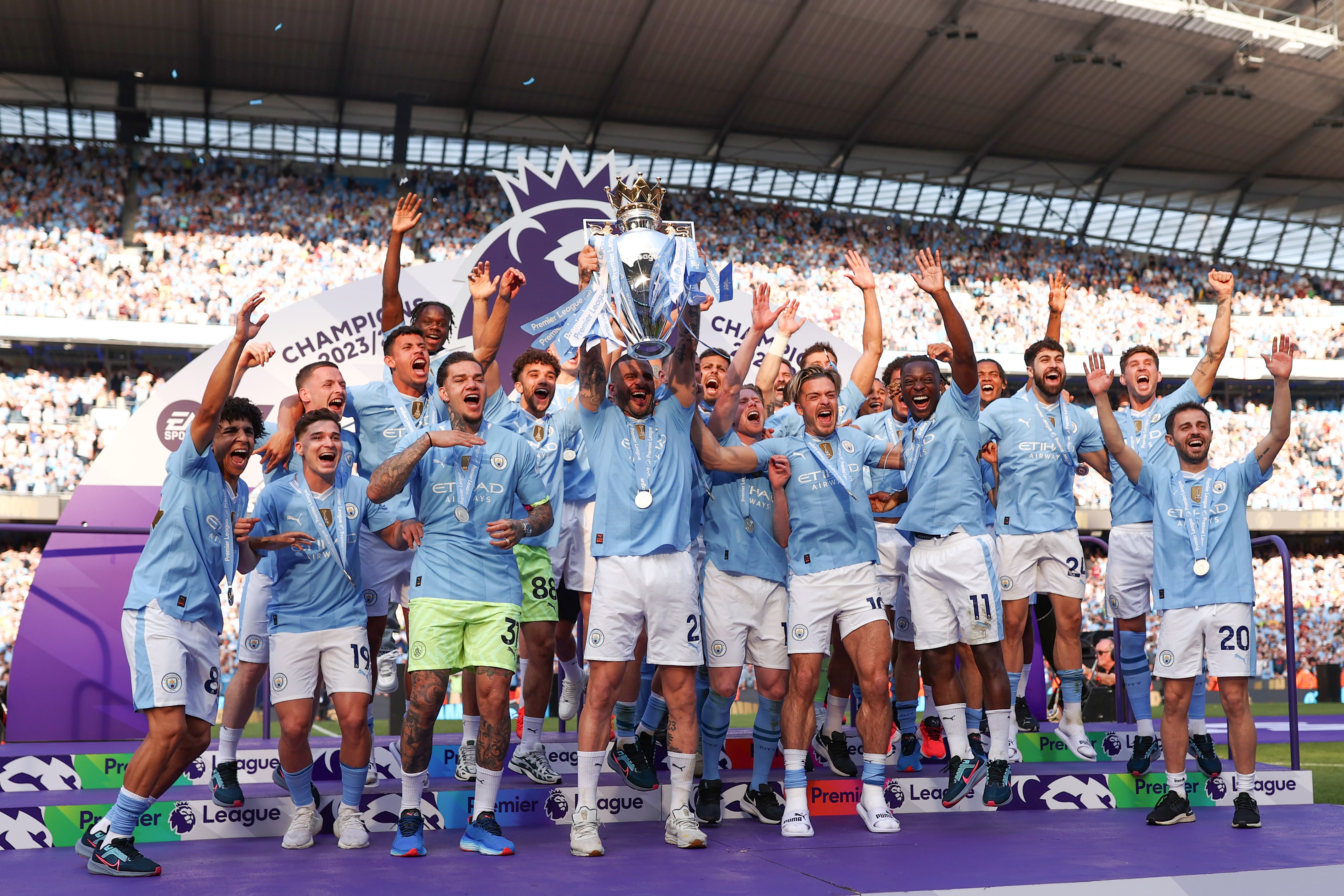 Manchester City.  (Photo by Naomi Baker/Getty Images)