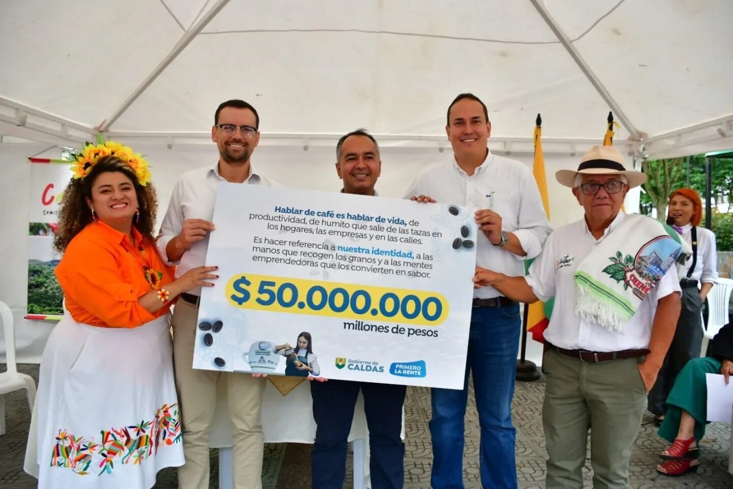 Crédito: Tomada del Twitter @GoberCaldas, publicación del 12 de octubr